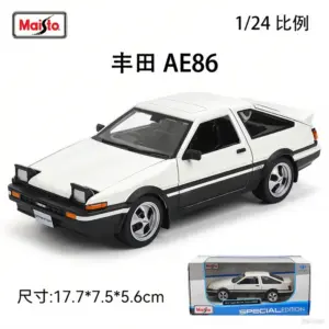 Toyota AE86 Sprinter Trueno Diecast Model 1:24 Scale 9 S945fba51ad624ee8a9edc60ac205da36m