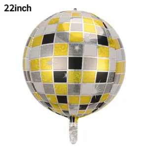 Disco Foil Balloon 22-Inch Reflective Decor 22 S94b2dc31faec4a168578b63287f81950S