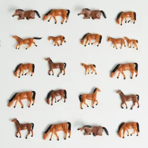 Set of 12 Realistic Horse Models in 1:87 Scale 7 S94e173c65a42487081c1450b4a34d5a25