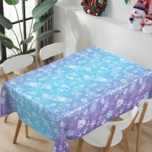 Christmas Snowflake PE Tablecloth XS0417 8 S95038d3c4bae49eb8f9684297aad962dK