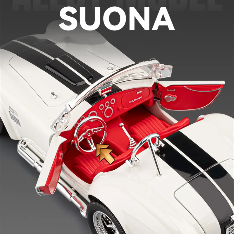 Blue Shelby Cobra 427 S/C Diecast Model 5 Blue Shelby Cobra 427 S/C Diecast Model - Image 5