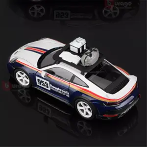 Blue Porsche 911 Rally Diecast Model 1:24 Scale 10 S9540ccdf3a164773bfb17ba78ababa14v