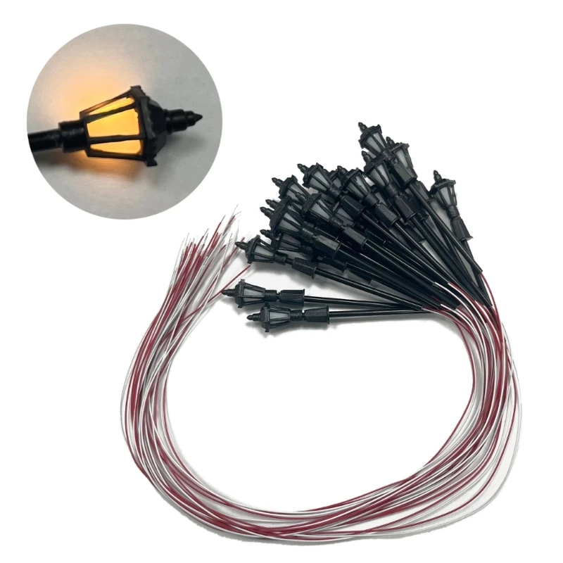 Vintage Model Street Lamps Set - 20 Pcs 10 Vintage Model Street Lamps Set - 20 Pcs - Image 10