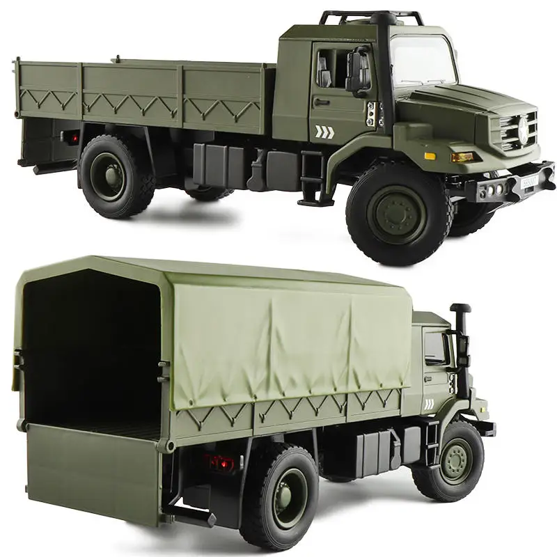 Military Truck Diecast Model 1:36 Scale 2 Military Truck Diecast Model 1:36 Scale - Image 2