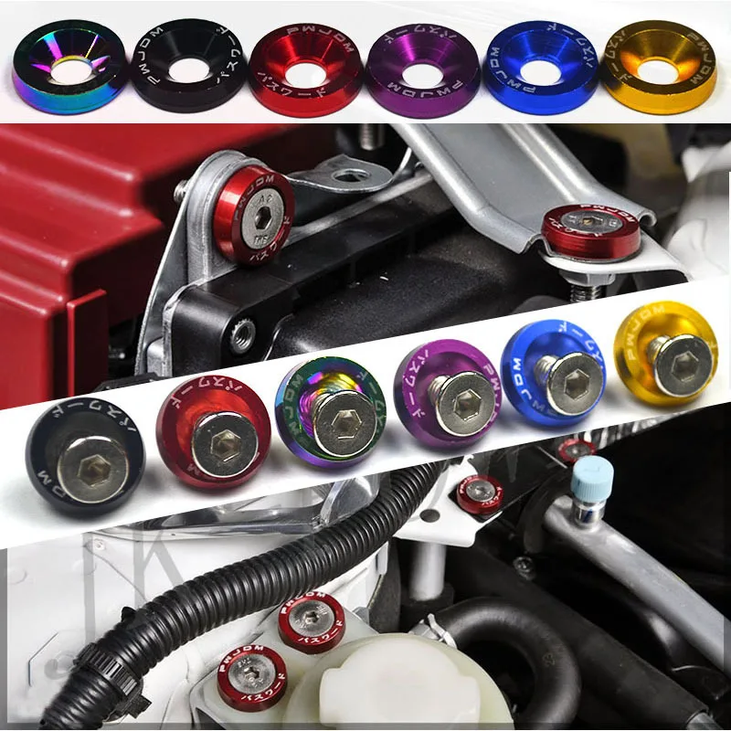 Vibrant Aluminum Fastener Set for Cars 2 Vibrant Aluminum Fastener Set for Cars - Image 2