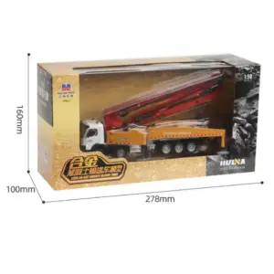 1:50 Diecast Cement Pump Truck Collection 16 S95f89dbb4dad4096b66eb5183a3183f7p