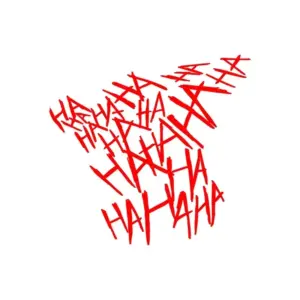 Vibrant Reflective HAHAHA Vehicle Sticker 17 S960c766956134937bc82204f76c4bc65M