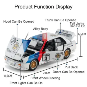 1:24 BMW M3 M4 Diecast Model Car 11 S960ea063075f42f1a3b541d14452494eE