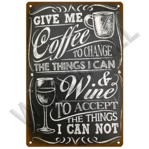 Coffee Themed Tin Sign Collection 20x30 cm 51 S9632f079b77c431282725312867d0bbeo