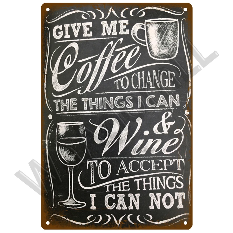Coffee Themed Tin Sign Collection 20x30 cm 26 Coffee Themed Tin Sign Collection 20x30 cm - Image 26