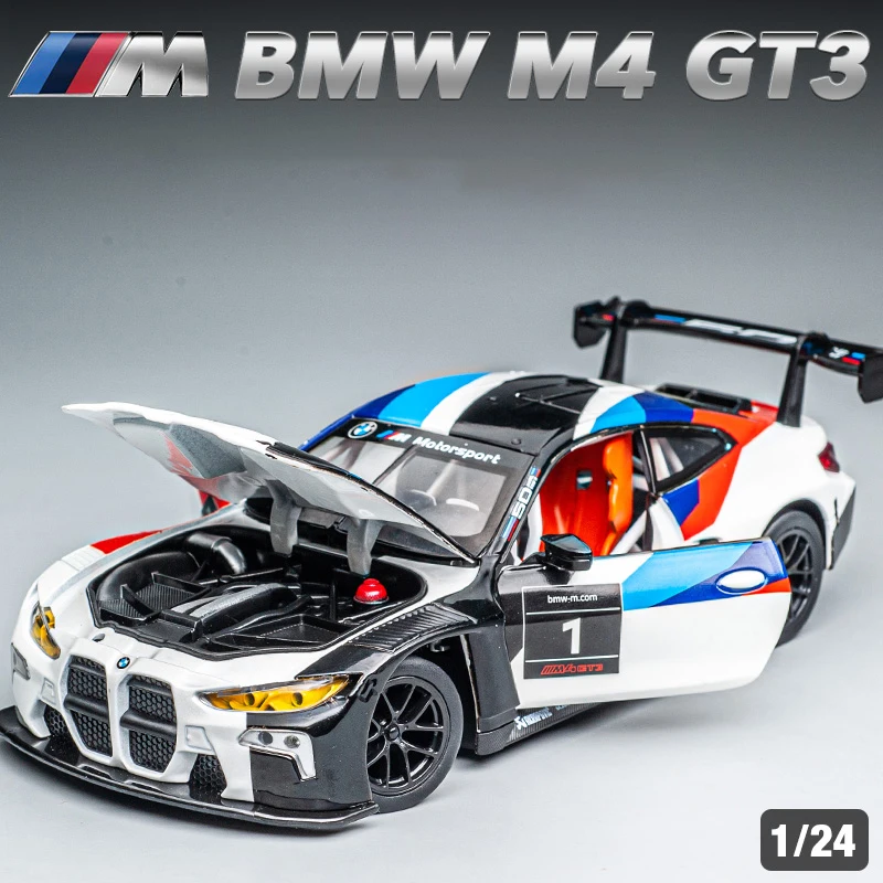 Detailed 1:24 Scale BMW M4 GT3 & Audi R8 Diecast Model 10 Detailed 1:24 Scale BMW M4 GT3 & Audi R8 Diecast Model - Image 10