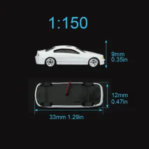 Illuminated Model Cars Set for Layouts 19 S967e2ac741984134b07cf42da34bbcf4c