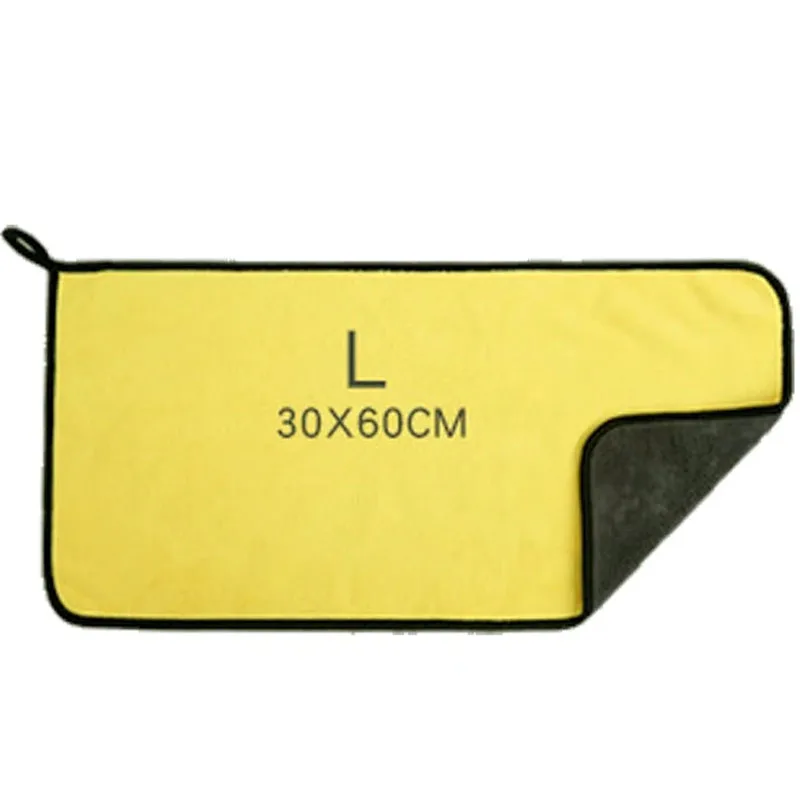 Bright Yellow Microfiber Car Wash Towel 60x160cm 8 Bright Yellow Microfiber Car Wash Towel 60x160cm - Image 8