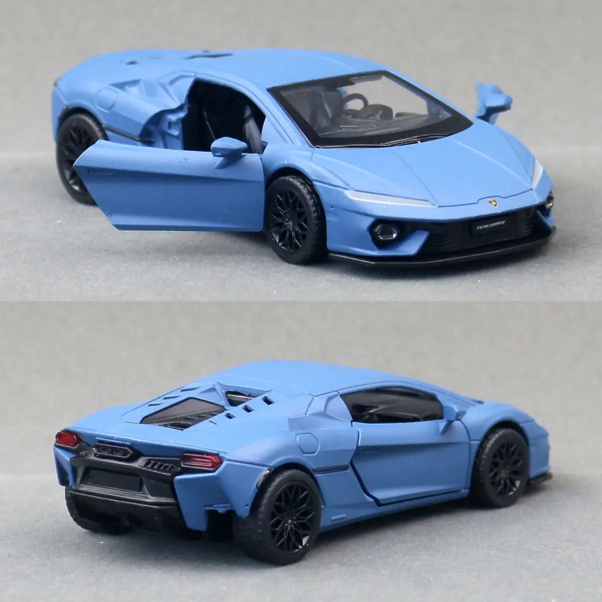 Blue Lamborghini Temerario 1:40 Diecast Model 2 Blue Lamborghini Temerario 1:40 Diecast Model - Image 2