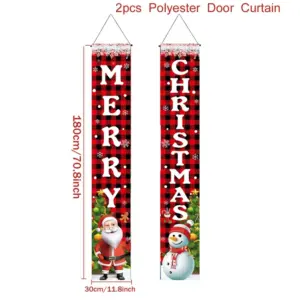 Festive Christmas Door Banner Set for 2024 34 S9738f296c4db40aba24d8d3200b4f813x