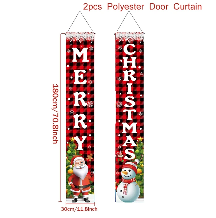 Festive Christmas Door Banner Set for 2024 8 Festive Christmas Door Banner Set for 2024 - Image 8