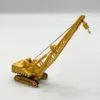 Bright Yellow Miniature Crane Truck for Collection