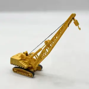 Bright Yellow Miniature Crane Truck for Collection