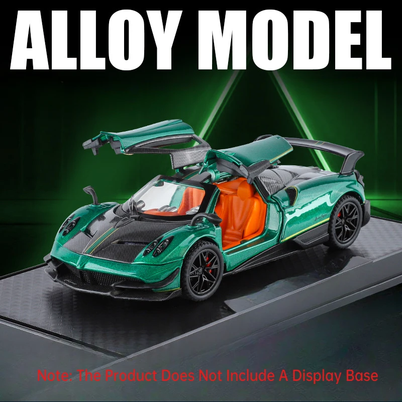 Pagani Huayra BC 1:32 Diecast Model in Green 8 Pagani Huayra BC 1:32 Diecast Model in Green - Image 8