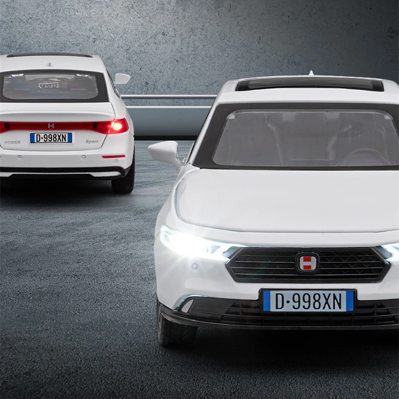 White Honda Accord Diecast Model 1:32 Scale 2 White Honda Accord Diecast Model 1:32 Scale - Image 2