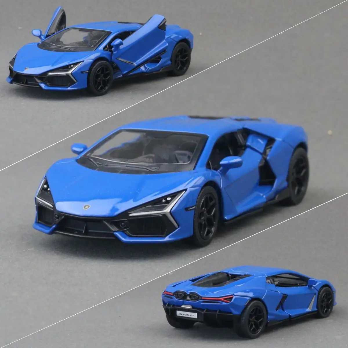 Vibrant Green Lamborghini Revuelto Diecast Model 3 Vibrant Green Lamborghini Revuelto Diecast Model - Image 3