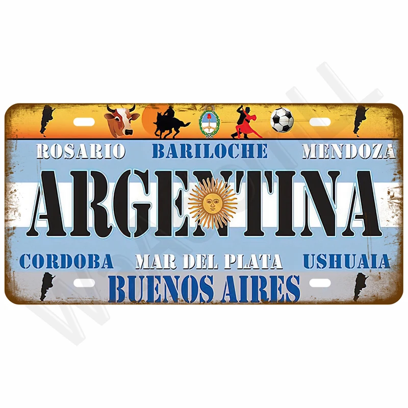 Retro Metal Sign Wall Art 15 x 30 cm 24 Retro Metal Sign Wall Art 15 x 30 cm - Image 24