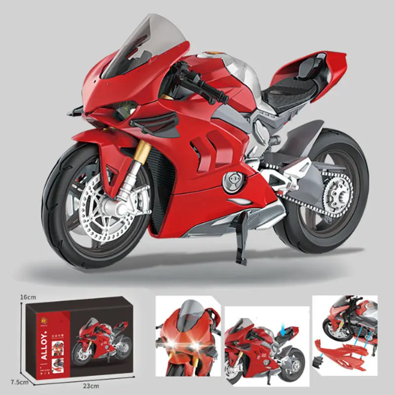 Ducati Panigale V4S Corse Diecast Motorcycle Model 7 Ducati Panigale V4S Corse Diecast Motorcycle Model - Image 7
