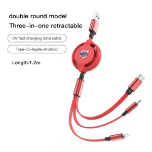Black Retractable Multi-Device Charging Cable 18 S9880462c4411468eb747438296d14de2R