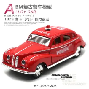 Vintage Police Model Car Set 1:32 Scale 14 S98bf6b549f4a42d0bdd10c6a782c67ecS