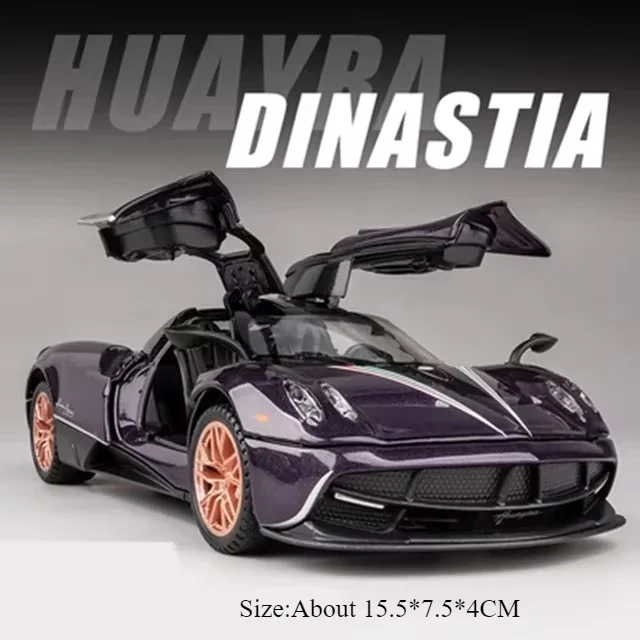 Pagani Huayra BC 1:32 Diecast Model in Green 7 Pagani Huayra BC 1:32 Diecast Model in Green - Image 7