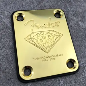 Fender Anniversary Neck Plate in Chrome, Gold, or Black 10 S9912865273444bf4bd8a3460ccbe0144S 1