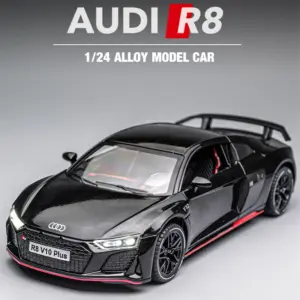Audi R8 1:24 Diecast Model in Black 12 S991fa8daaa38495f8034672e615dea0fA