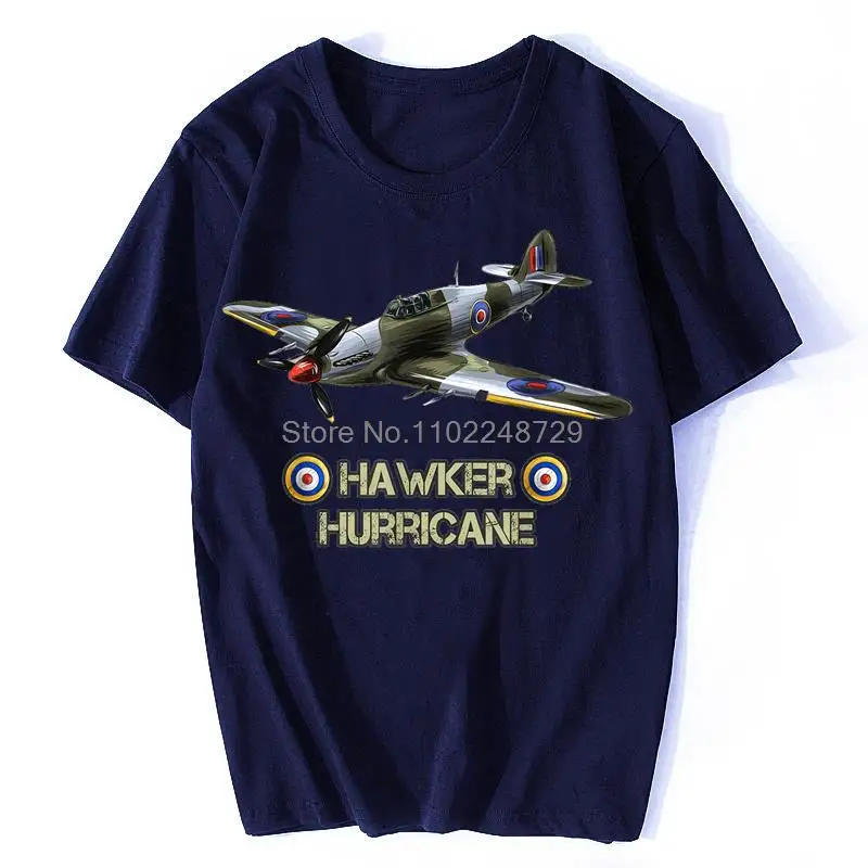 Vintage Military Hawker Hurricane T-Shirt for Men 8 Vintage Military Hawker Hurricane T-Shirt for Men - Image 8
