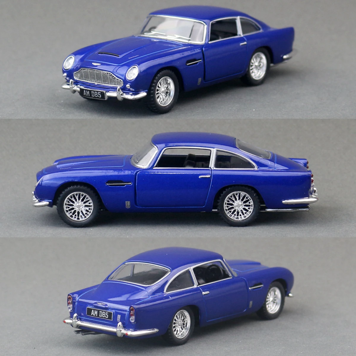 Silver Aston Martin DB5 Diecast Model 1:43 Scale 5 Silver Aston Martin DB5 Diecast Model 1:43 Scale - Image 5