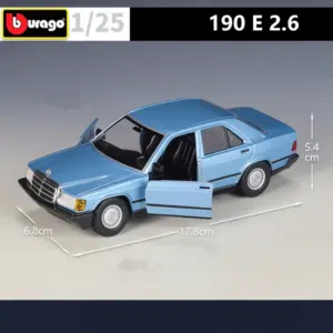 Mercedes-Benz 190 E 2.6 Diecast Model 1:24 Scale 9 S99715ac30e0443479a267d1419257da8p
