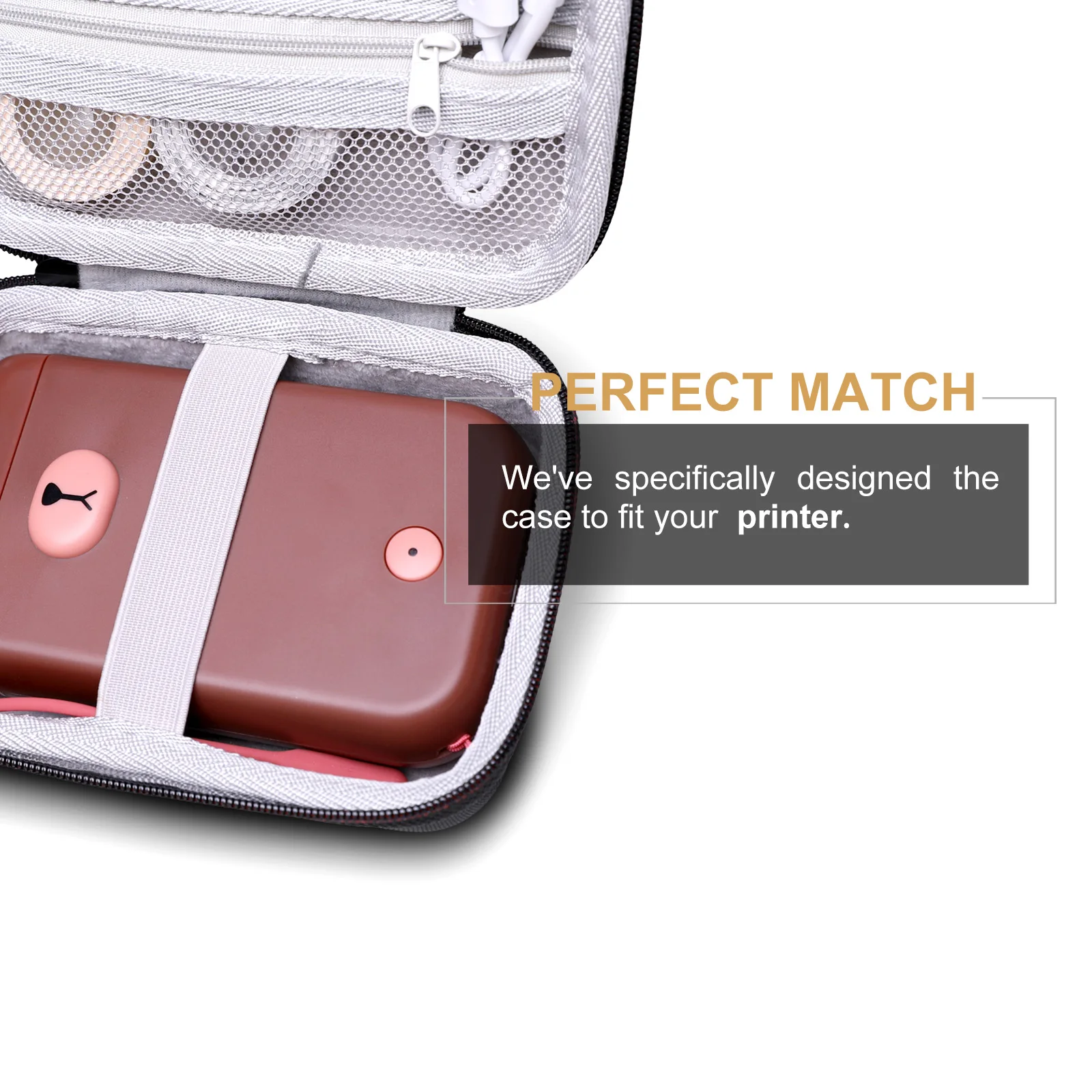 Label Printer Protective EVA Case for D30/D35, D11/D110 3 Label Printer Protective EVA Case for D30/D35, D11/D110 - Image 3