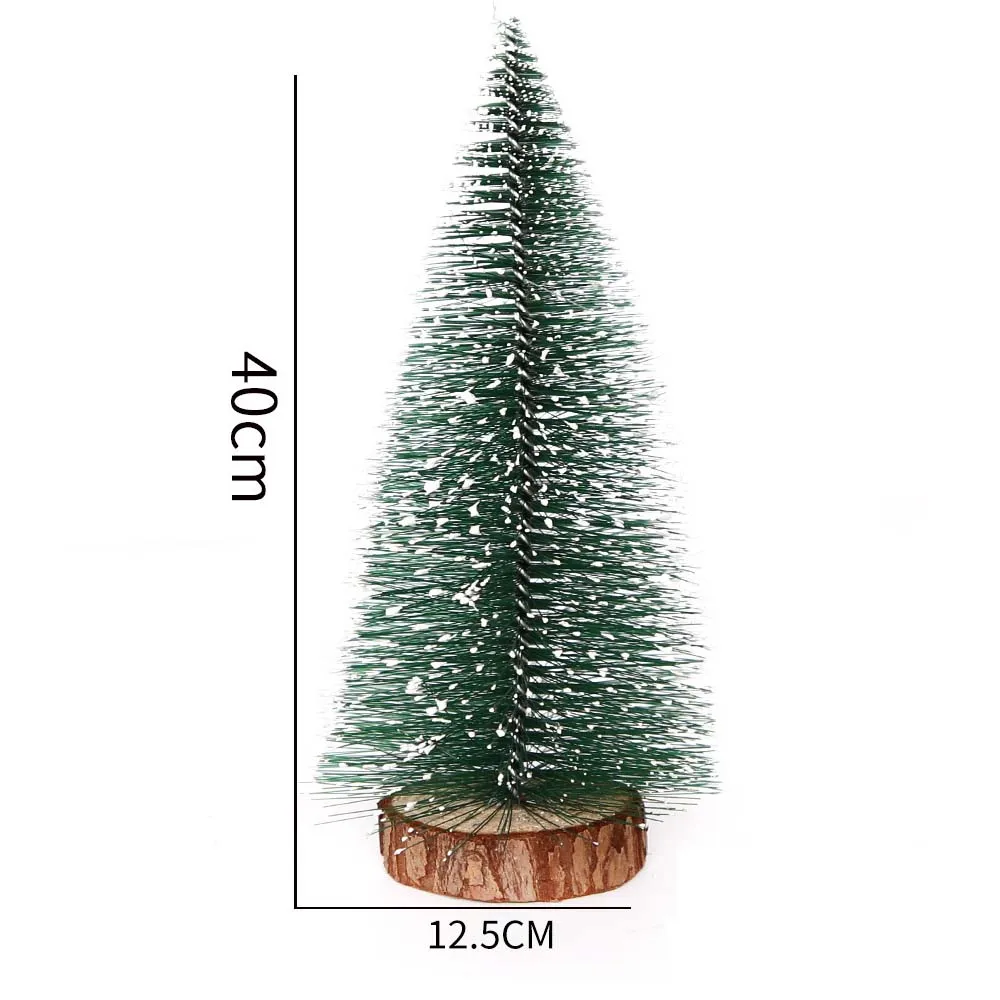 Mini Frosted Artificial Christmas Tree Collection 6 Mini Frosted Artificial Christmas Tree Collection - Image 6