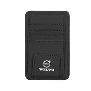 Leather Sun Visor Organizer Clip 10.5x6.5cm 19 S9a433019a48f40f78c52a01a85f114ddB