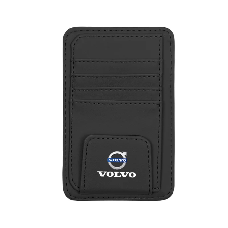 Leather Sun Visor Organizer Clip 10.5x6.5cm 10 Leather Sun Visor Organizer Clip 10.5x6.5cm - Image 10