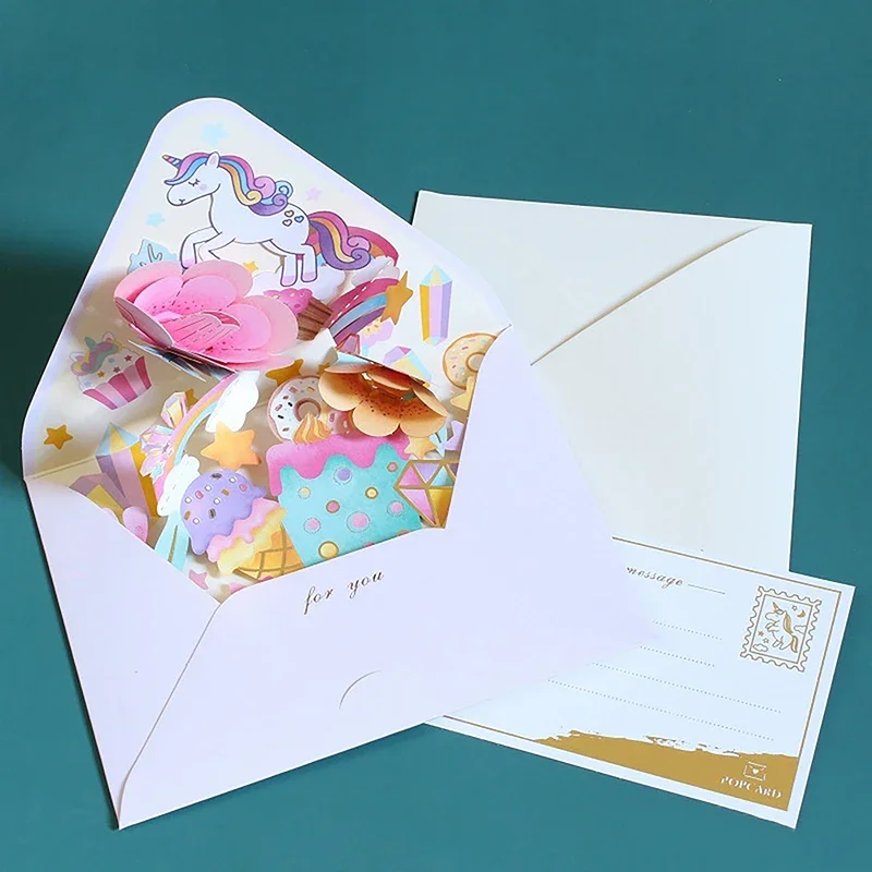 3D Floral Pop-Up Greeting Card 11.5x15cm 11 3D Floral Pop-Up Greeting Card 11.5x15cm - Image 11