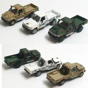 Toyota LC79 Armed Pickup Model 1:64 Alloy Collectible 15 S9a7fc2eafeca4d0493697270bbaf0e29W