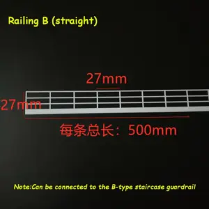 Realistic Model Guardrail Set for Dioramas 11 S9a93863a82394b5ba35204333e042633p