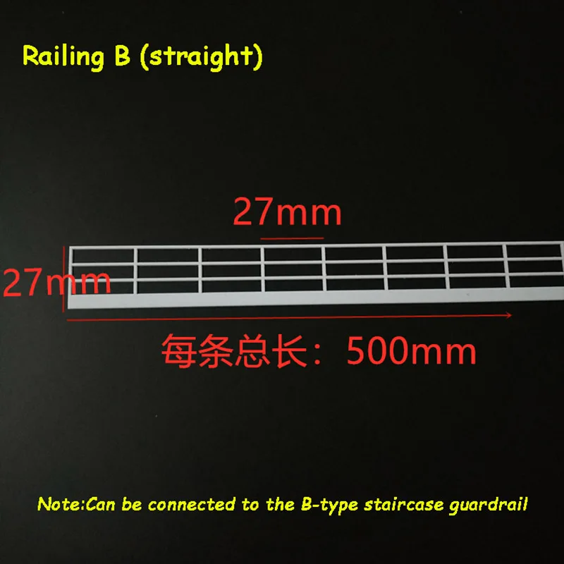 Realistic Model Guardrail Set for Dioramas 4 Realistic Model Guardrail Set for Dioramas - Image 4