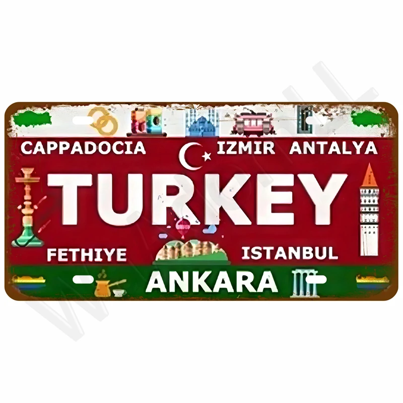 Retro Metal Sign Wall Art 15 x 30 cm 20 Retro Metal Sign Wall Art 15 x 30 cm - Image 20