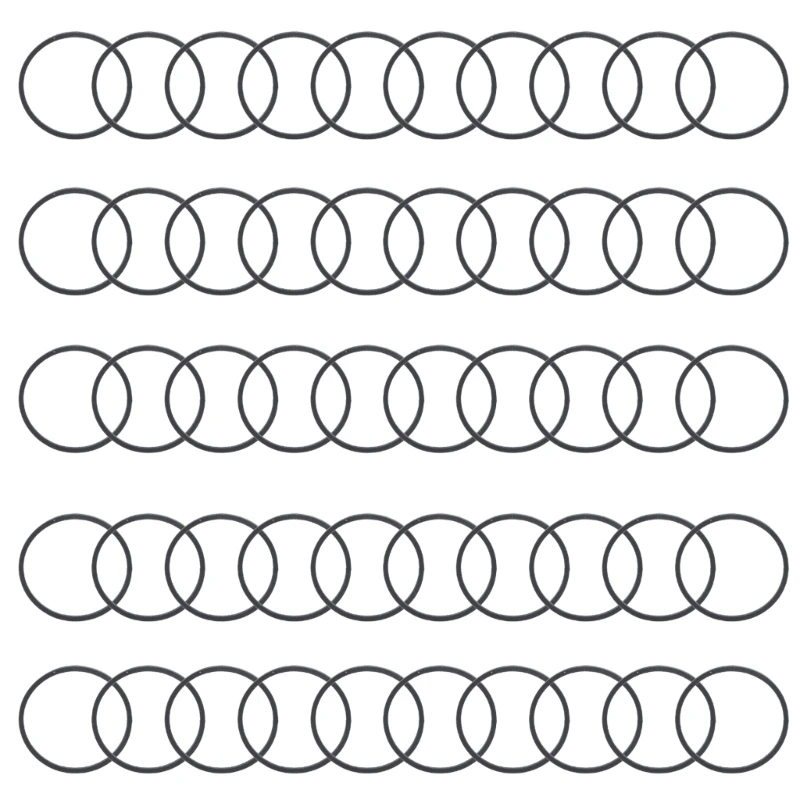 Set of 50 Rubber Drive Belts for Audio Equipment 8 Set of 50 Rubber Drive Belts for Audio Equipment - Image 8