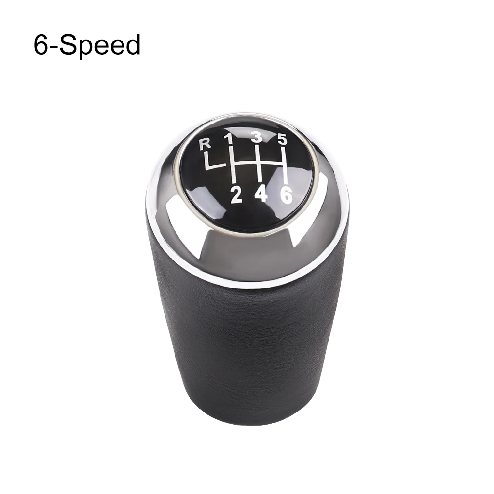 Mazda Black Leather Gear Shift Knob for 5-6 Speed 8 Mazda Black Leather Gear Shift Knob for 5-6 Speed - Image 8