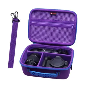 Vibrant Purple Protective Case for Canon EOS R50