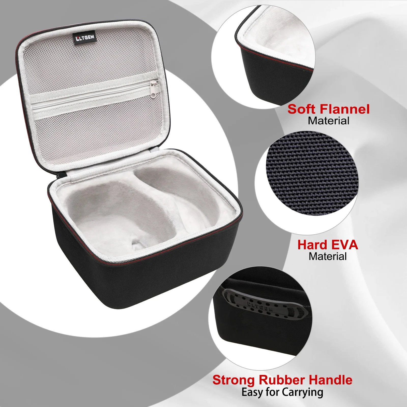 Black EVA Carry Case for JBL Boombox 3 5 Black EVA Carry Case for JBL Boombox 3 - Image 5