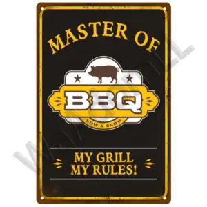 BBQ Zone Vintage Metal Tin Sign 20x30 cm 43 S9cce4b14fd1b499b9ecb82357d8db263E