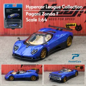 Blue Pagani Zonda F Roadster Model 1:64 Scale 15 S9d63678ec5e8429fb9e57fee9b67d4b47